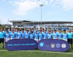 Manchester City Kids football camp in England