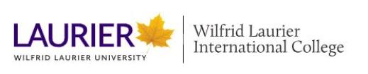 Logo Wilfrid Laurier International College