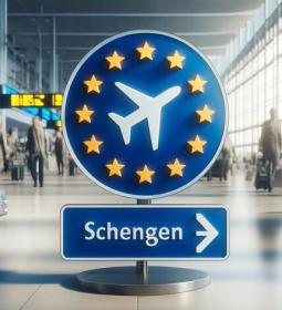 Bulgaria and Romania are partially included in the Schengen area