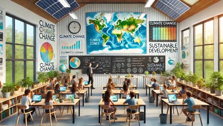 Scottish schools began to place an active emphasis on the "green" agenda