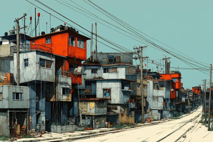 Why do people tend to travel to favelas, slums and other unfavorable places?