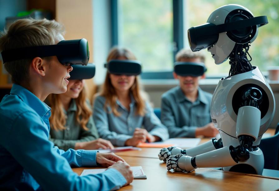 A school is opening in the United States, where artificial intelligence will play the role of teachers