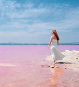 Amazing nature: the most beautiful pink lakes on the planet