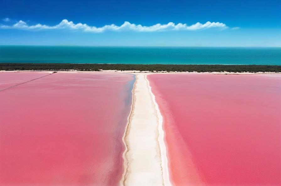 Amazing nature: the most beautiful pink lakes on the planet