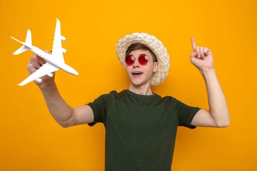 Kid's camp in England UK. How will the child fly alone?