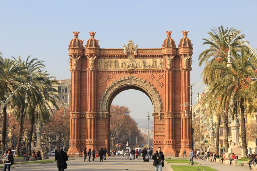 Mercury Fountain in Barcelona