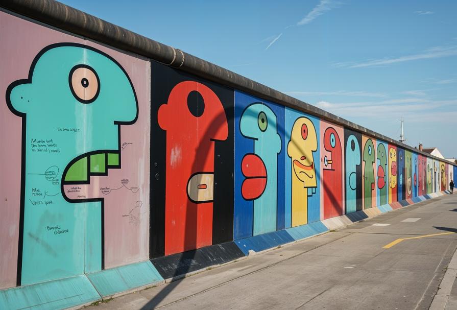 The Berlin Wall: the most famous monument of recent German and world history