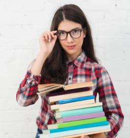 De vacaciones - en la escuela de idiomas