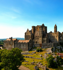 The Rock of Cashel - ruins of an ancient Celtic settlement
