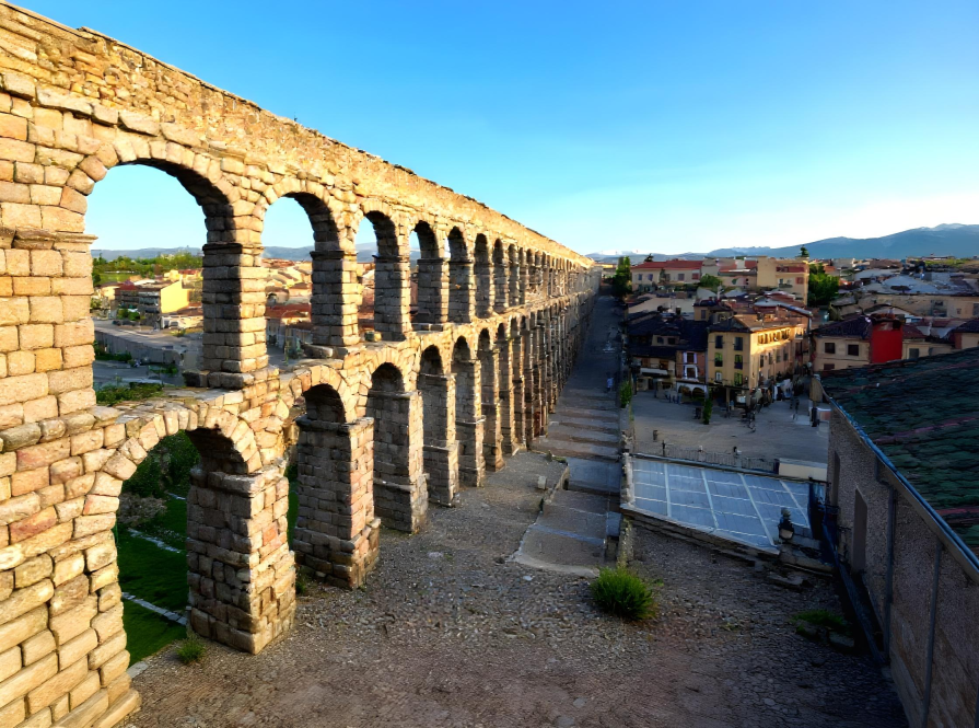 The Aqueduct of Segovia - an engineering and architectural masterpiece of the ancient Romans