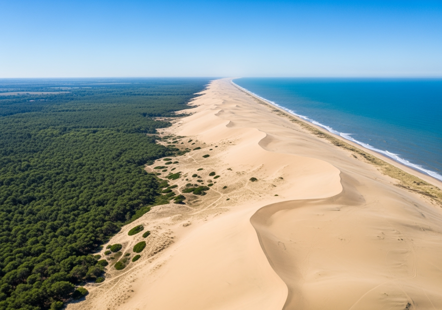 The Dune of Pilat - the largest sand dune in Europe