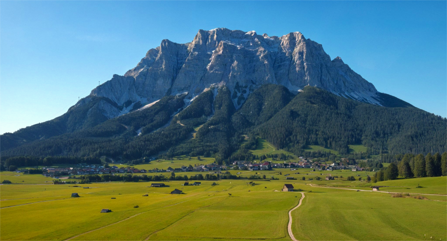 Zugspitze - the highest peak in Germany and the pearl of the German Alps