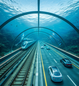 It will be possible to get from Denmark to Germany in 2 hours ... under water!