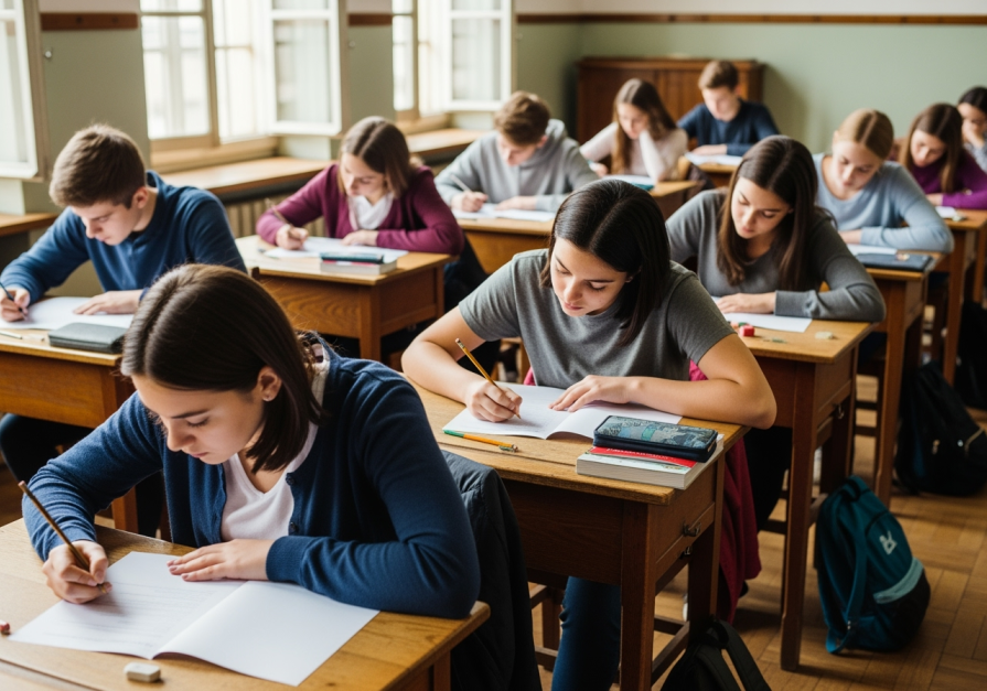 Samples of entrance examinations to private boarding schools in England UK, USA, Switzerland