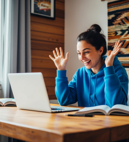 What does the student expect after the documents are submitted?