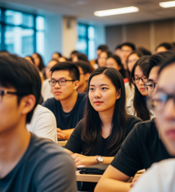 Singapore's universities have seen a dramatic increase in Chinese-language programs