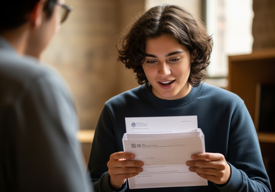 Admission to a British university or college