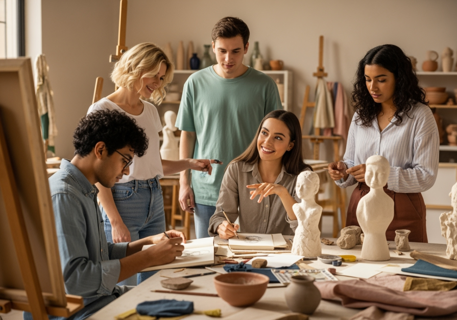 What do you need to do to enter a creative specialty?