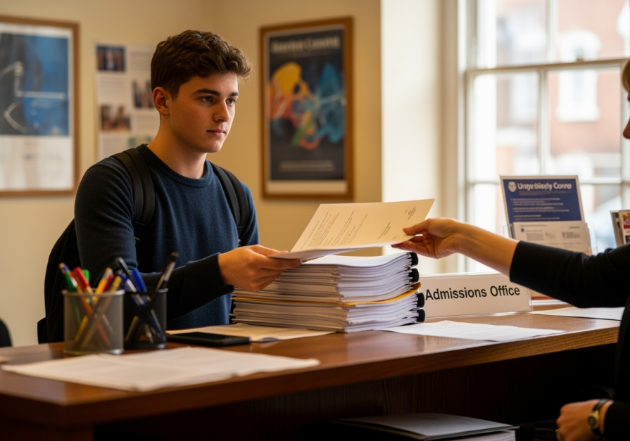 Submission of documents to the universities of England UK: the UCAS system