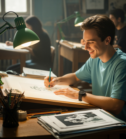 A sample program of classical animation in VFS