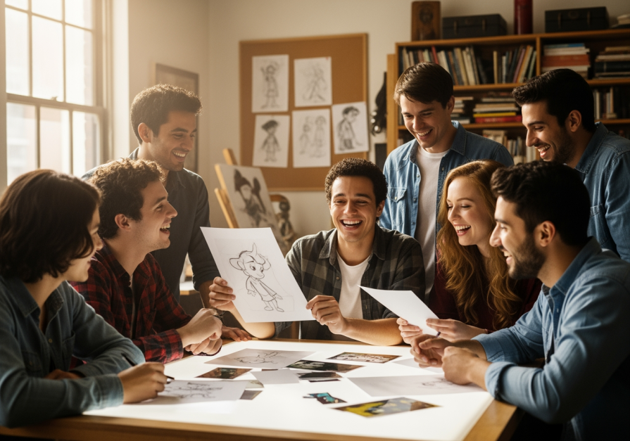 A sample program of classical animation in VFS