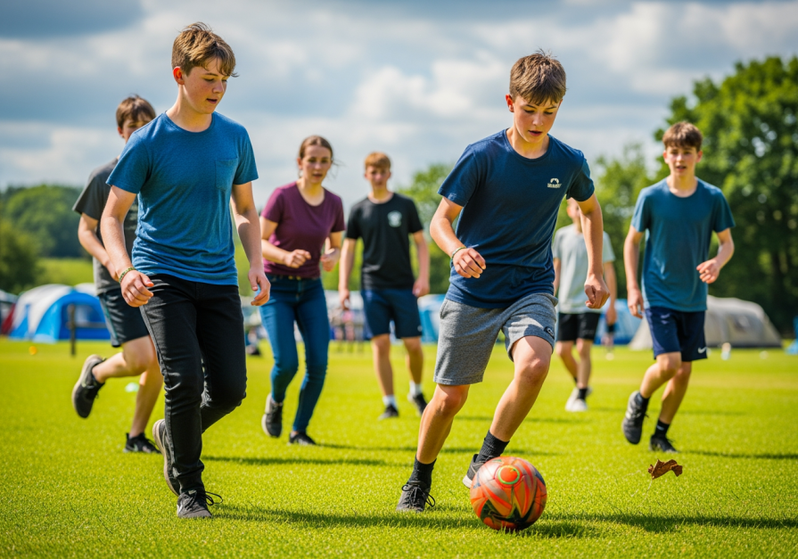 Football camps in England for international students, football holidays for children in Britain