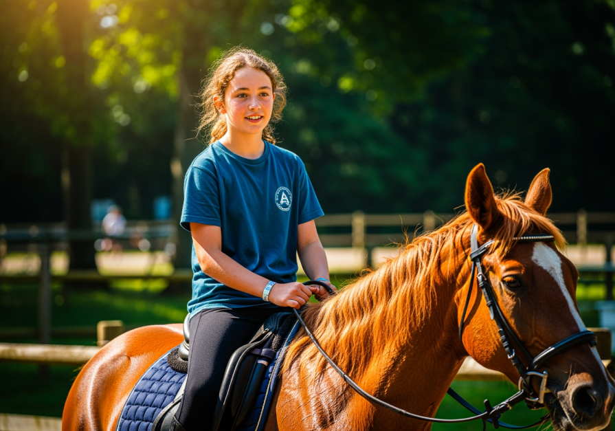 Camps with horseback riding in England, horseback camps in the UK for kids and schoolchildren