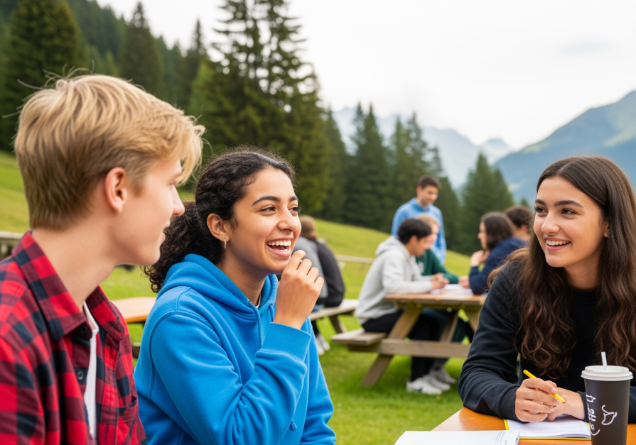 The best language camps in Switzerland for foreign students