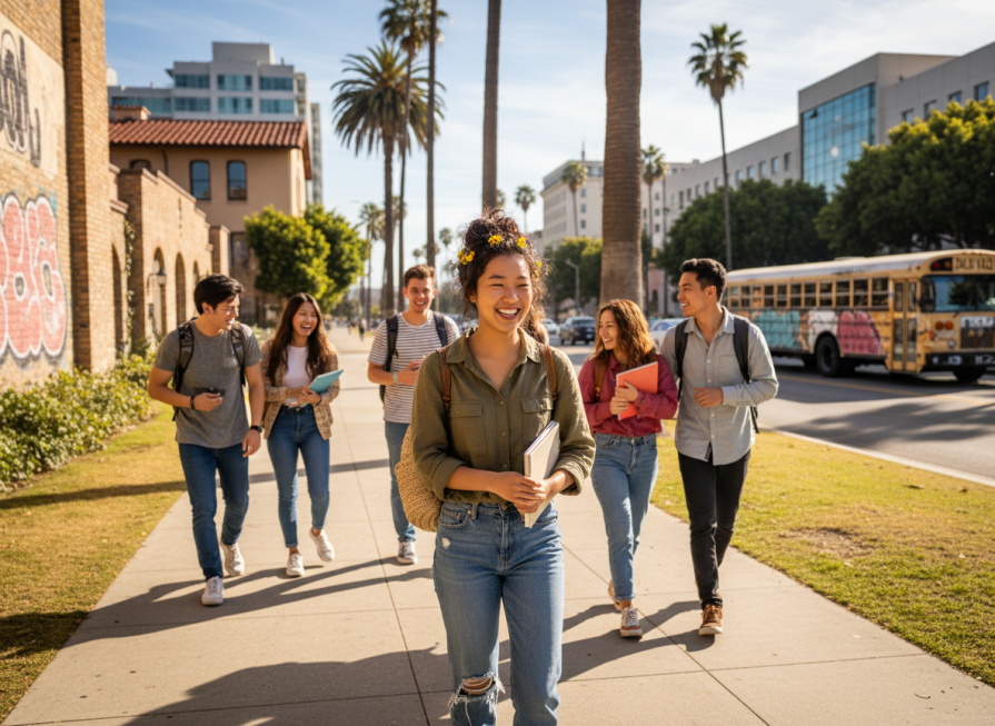 Year of education in Los Angeles: information for foreign students