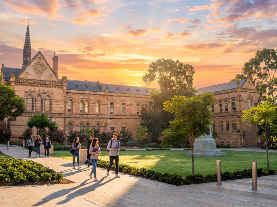 University of Adelaide reopened after merger and transformation