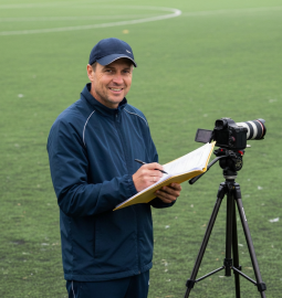 In British summer camps, children will be watched by professional football scouts