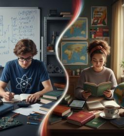 Is the division into "techies" and "humanitarians" fair, or is it a myth?