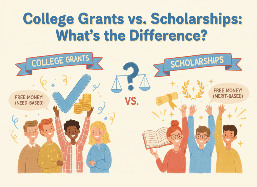 College Grants vs. Scholarships: What’s the Difference?