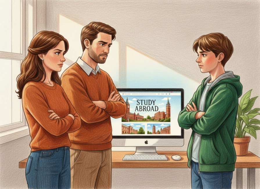Bridging the Gap: Navigating Parent-Child Disagreements on Selecting a School Abroad