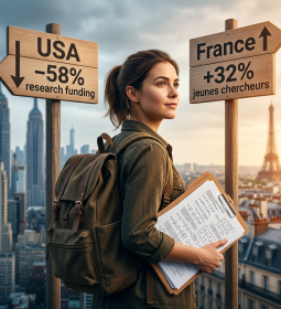 Young scientists are leaving the USA en masse — and heading to France