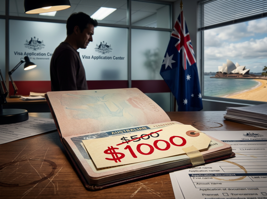 Work visa to Australia has become twice as expensive