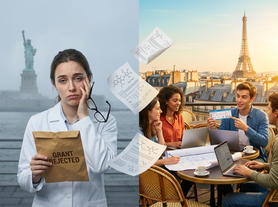 Young scientists are leaving the USA en masse — and heading to France