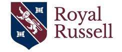 Logotipo Royal Russell School, Campamento de verano