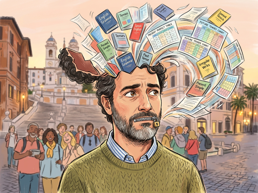 From Grammar to Confidence: Why Italians Hesitate to Speak English