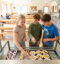 The child needs a special diet. How will this be provided for him at a camp abroad?