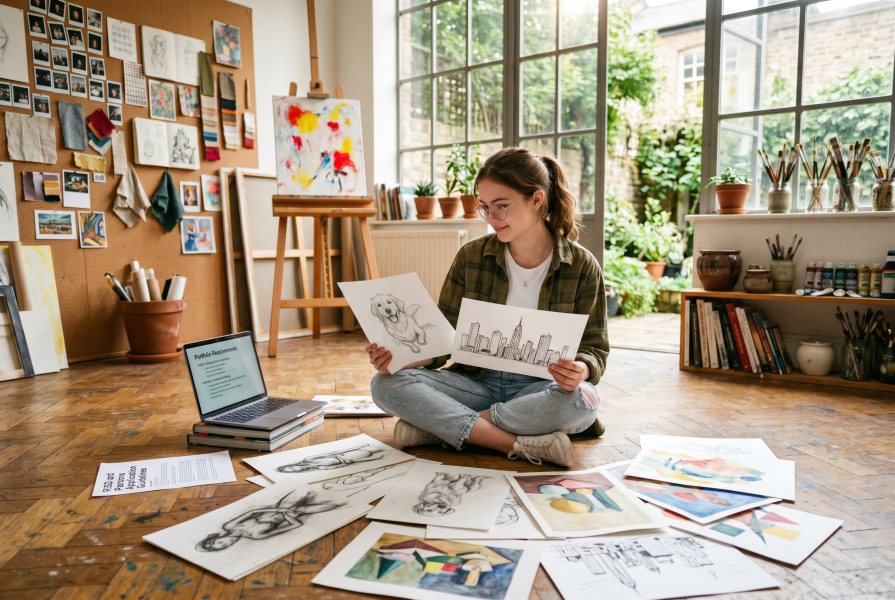 Portfolio Requirements in Real Life: What Top Schools Ask For (RISD + Parsons Examples)