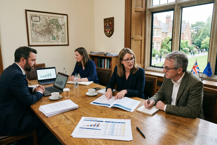 Most English universities are considering mergers and consolidation to cope with financial difficulties