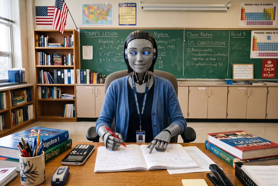 A New York school hired a humanoid robot as a teacher… and quickly "fired" it after criticism from teachers and parents