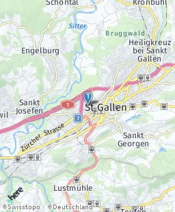 Switzerland on map