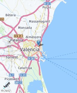 Spain on map