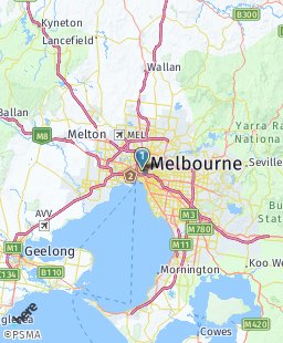 Australia on map