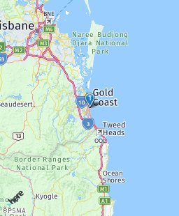 Australia on map