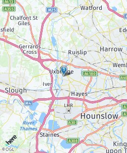 United Kingdom on map