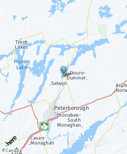 Canada on map