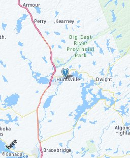 Canada on map